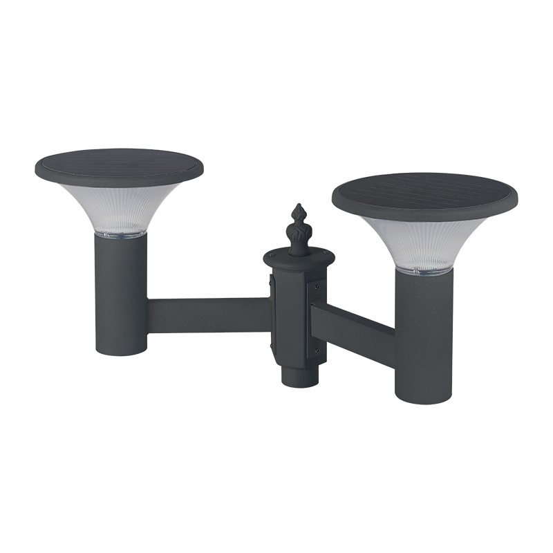 Luz solar de jardim de lâmpada dupla PY-SG018-16W